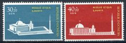 INDONESIE: ZB 328/329 MH 1962 Istiqlal Moskee - Indonesië