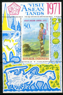 INDONESIE: ZB 696 MNH Blok 17 1971 Stimulering Van Het Toerisme In Azië - Indonesië