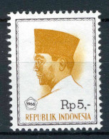 INDONESIE: ZB 533 MH 1966 President Soekarno 1966 In Vijfhoek -1 - Indonesië