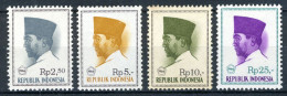 INDONESIE: ZB 532/535 MNH 1966 President Soekarno 1966 In Vijfhoek - Indonesië