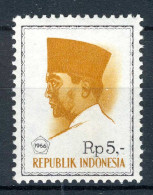 INDONESIE: ZB 533 MH 1966 President Soekarno 1966 In Vijfhoek - Indonesië