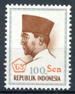INDONESIE: ZB 510 MNH 1965 Frankeerzegels Opdruk In Vijfhoek -1 - Indonesien