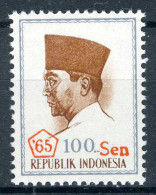 INDONESIE: ZB 510 MH 1965 Frankeerzegels Opdruk In Vijfhoek - Indonesien