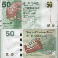 Hong Kong 50 Dollars. 01.01.2014 Unc. Banknote Cat# P.298d - Hongkong