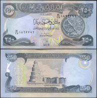 Iraq 250 Dinars. ١٤٣٣ / 2012 Unc. Banknote Cat# P.91b - Irak