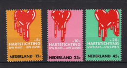 NEDERLAND 975/977 MNH 1970 - Hartstichting - Ongebruikt