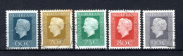 NEDERLAND 947/951 Gestempeld 1971-1976 - Koningin Juliana - Used Stamps