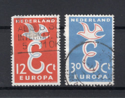 NEDERLAND 713/714 Gestempeld 1958 - Europa-zegels - Usati