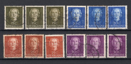 NEDERLAND 523/526 Gestempeld 1949-1951 - Koningin Juliana (3 Stuks) -1 - Usados