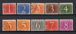 NEDERLAND 460/468 Gestempeld 1946 - Cijfer - Oblitérés
