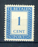 NEDERLAND P80 MH 1947-1958 -  Cijfer En Waarde In Rechthoek - Strafportzegels