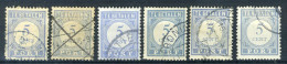 NEDERLAND P51 Gestempeld 1912-1920 - Cijfer En Waarde In Blauw - Tasse
