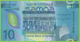 Voyo SAMOA SAMOA 10 Tala ND/2023 P48 B124a BB000**** UNC Polymer - Samoa