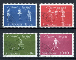 SURINAME 414/417° Gestempeld 1964 - Kinderzegels - Surinam ... - 1975