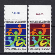 VERENIGDE NATIES-WENEN Yt. 45/46 MNH 1984 - Ungebraucht