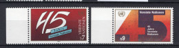 VERENIGDE NATIES-WENEN Yt. 108/109 MNH 1990 - Ongebruikt