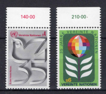 VERENIGDE NATIES-WENEN Yt. 12/13 MNH 1980 - Ungebraucht