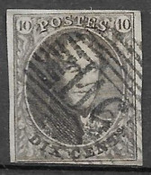 OBP10 Met 4 Randen En Met Balkstempel P116 Thourhout (zie Scans) - 1858-1862 Medaillen (9/12)