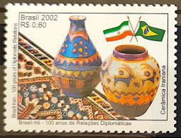 C 2506 Brazil Stamp Diplomatic Relations Flag Iran Art Ceramic 2002 - Neufs