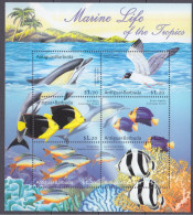2001 Antigua And Barbuda 3459-3464KL Marine Fauna - Dolphins 8,00 € - Delfine