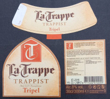 Bier Etiket (b7b), étiquette De Bière, Beer Label, La Trappe Tripel Brouwerij Koningshoeven - Cerveza