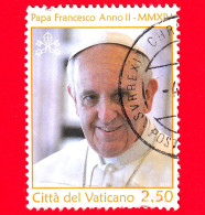 VATICANO - Usato - 2014 - Papa Francesco - Anno II - Ritratto Di Papa Francesco - 2,50 - Usados