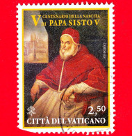 VATICANO - Usato - 2021 - 500 Anni Della Nascita Del Papa Sisto V – Ritratto - 2.50 - Vedi... - Usados