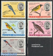 Ethiopia 1966 Birds 5v, Mint NH, Nature - Birds - Kingfishers - Hummingbirds - Ethiopie