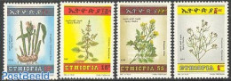 Ethiopia 1986 Flowers 4v, Mint NH, Nature - Flowers & Plants - Ethiopie