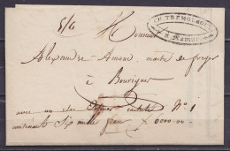 L. Datée 15 Septembre 1836 De NAMUR Pour Maître De Forges à BOUVIGNES - Man. "avec Un Sac … Cacheté N°1 Contenant Six Mi - 1830-1849 (Independent Belgium)