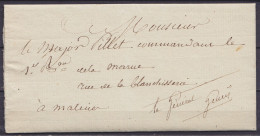 L. Datée 10 Novembre 1809 Du Quartier Général De L'Armée Du Nord à ANVERS Pour Commandant Du 1e Bataillon De La Marne (? - 1794-1814 (Französische Besatzung)