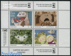 Ireland 2015 Animation 4v M/s, Mint NH, Performance Art - Film - Stamps On Stamps - Ungebraucht