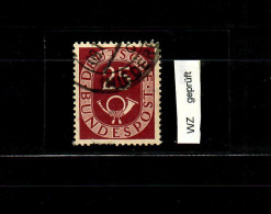 Bund: MiNr. 131 Z, BPP Signatur, Zahnfehler, Gestempelt - Used Stamps