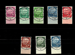 Bund: MiNr. Ex 179y-186y, Gestempelt Wunstorf, Unterrand, BPP Signatur, Luxus - Used Stamps