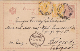 1895: Beograd Post Card - Serbie