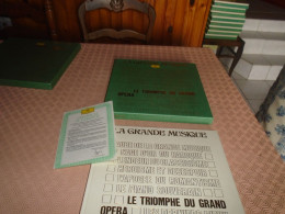 **GRAMMOPHON *(LeTRIOMPHE DU GRAND OPERA ) ( Par  COFFRET = 6 SYMPHONIES + 1 LIVRE Meme TITRE  ) SUPERBE - Altri - Musica Tedesca