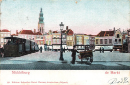 PAYS-BAS - Middelburg De Markt - Vue Générale - Animé - Edition Schaefers Kunst Chromo - Carte Postale Ancienne - Middelburg