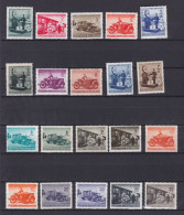 BULGARIA 1941, Sc# Q1-Q8, Parcel Post Stamps, Different Paper, MH - Ongebruikt