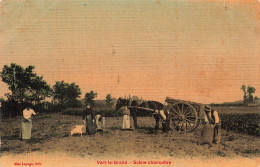 FRANCE - Vert Le Grand - Scène Champêtre - Mlle Lepage édit - Femmes - Hommes - Cheval - Animé - Carte Postale Ancienne - Evry