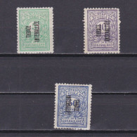 THRACE GREECE BULGARIA 1919, Sc# NJ1-NJ3, Postage Due, MH - Thracië