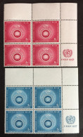 1957 - United Nations UNO UN ONU - UN Emergency Force . Badgeof UN Emergency Force - 2x4 Stamps  Unused - Ongebruikt