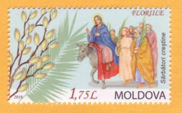 2016  Moldova Moldavie Moldau. Christian Holidays. Palm Sunday. 1v Mint - Cristianismo