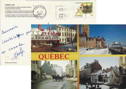 YT 1295 - Arbre Fruitier - Poirier - Lettre De Québec Pour La France - Cartas & Documentos