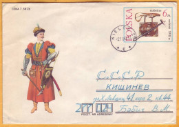 1983  Poland - Moldova  Used Envelopes, - Entiers Postaux