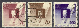 Russia Sc# C50-C52 Used (a) 1934 Stratosphere Disaster - Oblitérés