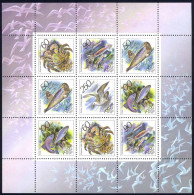 Russia Sc# 6162a MNH Sheet/9 1993 Sea Life - Nuovi