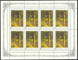 Russia Sc# 5468a MNH Sheet/8 1986 10k Paintings In Tretyakov Gallery - Nuevos