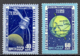Russia Sc# 2309-2310 MH 1960 Lunik 3 - Unused Stamps