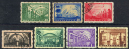 Russia Sc# 1481-1487 Used (a) 1950 Moscow Subway Stations - Gebraucht