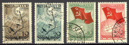 Russia Sc# 625-628 Used (a) 1938 North Pole Flight - Used Stamps